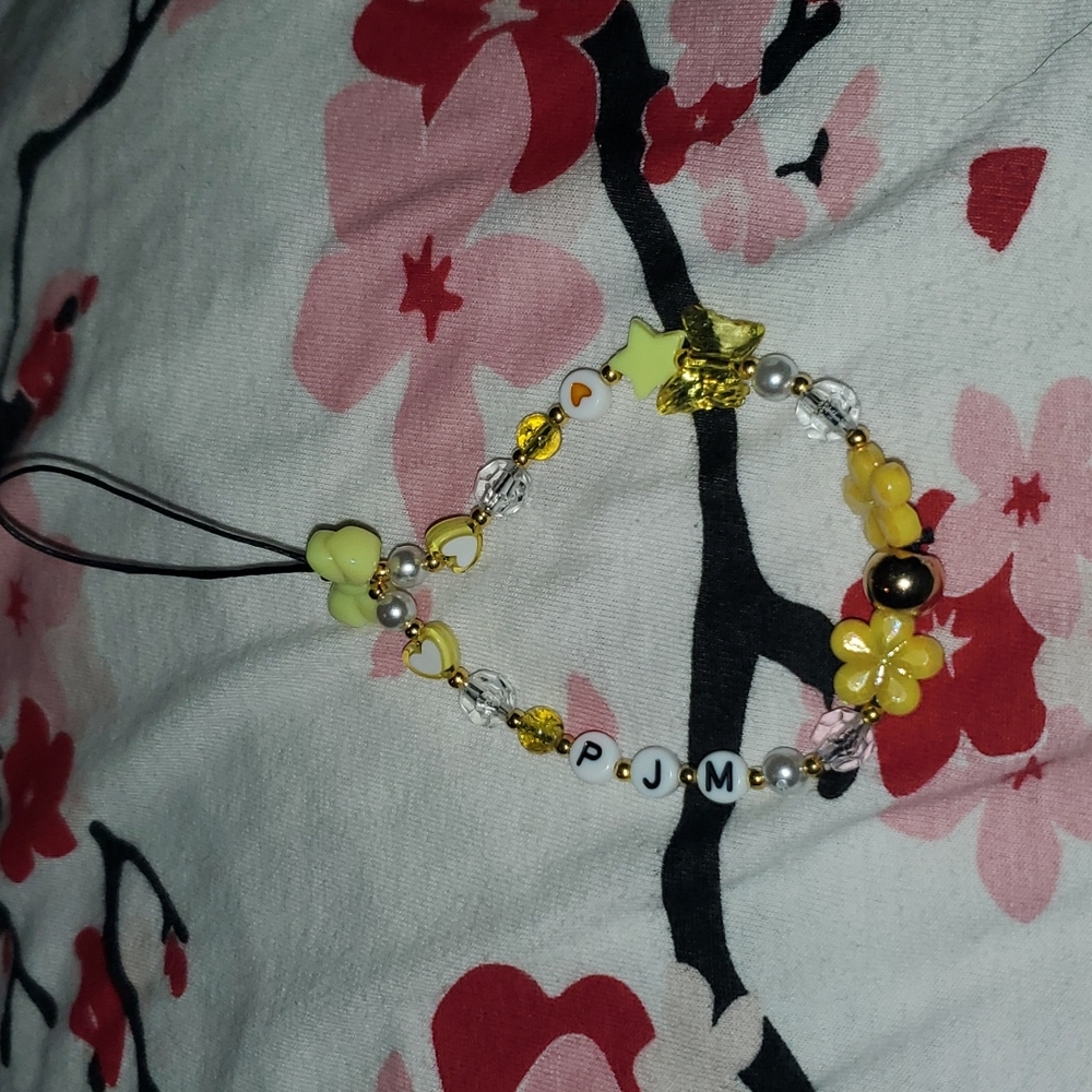 BTS handmade phone charm strap